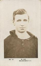 1923 Magpie Portraits of Our Leading Footballers #64 Harry Coy Front